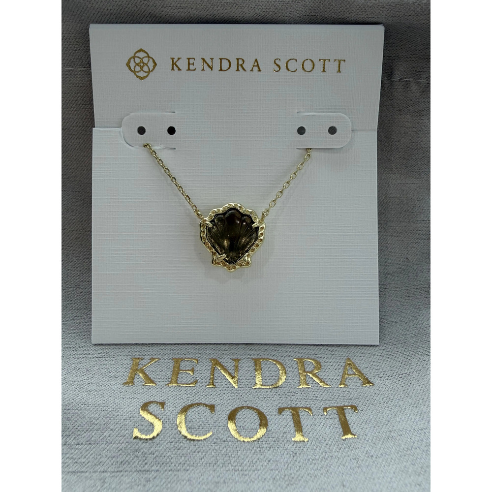 Kendra Scott Black Shell Necklace